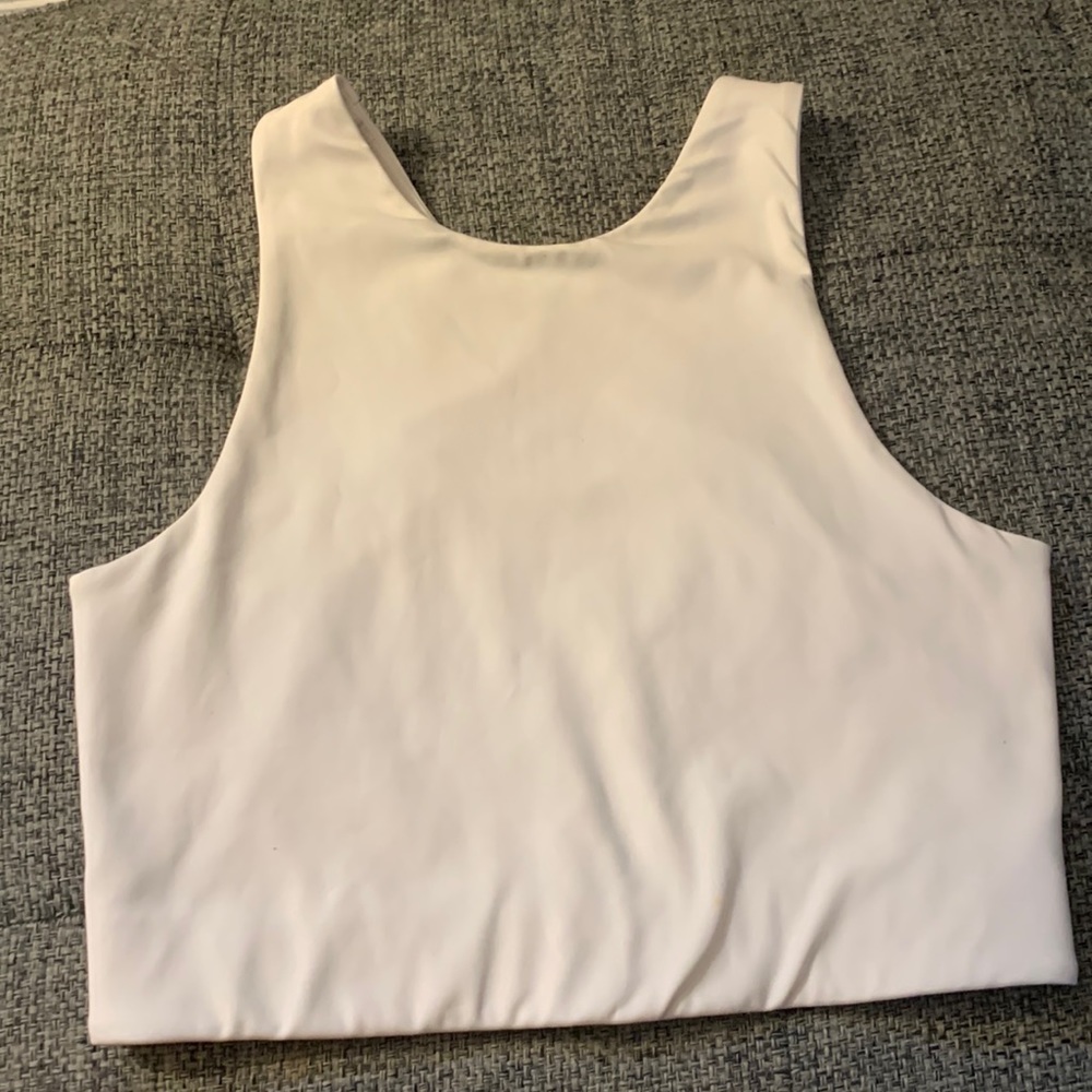 Girlfriend collective ivory Dylan bra medium